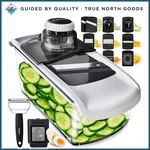 11-IN-1 Mandoline Slicer With Stainless Steel Blades For Fruits Vegetables. Fixed Price $63.89.