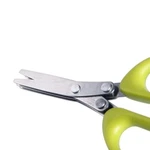 Vegetable Slicer Scissors Stainles Steel Spring Onion Cutter 5 Sharp Blades. Fixed Price $21.61.