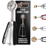 Gorilla Grip Bpa-free 304 Stainless Steel Cookie Scoop, 2 Tbsp, Black. Fixed Price $24.24.