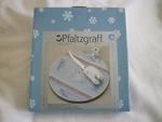 Nib Pfaltzgraff Winter Frost Cheese Etc Board Plate Tray Polar Bear Knife Server. Fixed Price $16.99.