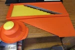 Vintage Borner West Germany Slicer Mandoline Rotgelb Gerat. Fixed Price $19.95.