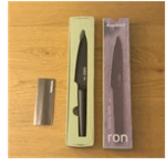 Berghoff Ron 5IN Utility Knife Black Stainless Steel Straight Edge W/ Manual. Fixed Price $12.00.