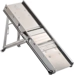 Stainless Steel Bron Mandolin Slicer - Gray, No Pusher Or Hand Guard. Fixed Price $288.99.