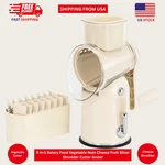 High Quality Kitchen Rotary Cheese Grater, Slicer & Vegetable Shredder 5 In 1. Fixed Price $34.99.