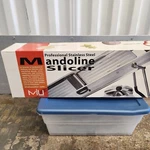 Miu Professional Mandoline Stainless Steel Slicer 6 Blades Holder Box - 130783. Fixed Price $45.00.