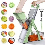 Jonscook ALL-IN-1 Update Safe Mandoline Slicer For Kitchen, Food Chopper With.... Fixed Price $76.81.