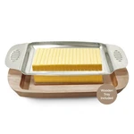 Cheese Slicer Cutter With Wooden Tray Multipurpose Handheld Butter.... Fixed Price $37.70.