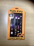 Hello Kitty Halloween Makeup 4- Set New Travel Brushes/ Pumpkin. Fixed Price $5.00.
