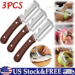 Pcs 3-IN-1 Multifunctional Vegetable Peeler With Wooden Handle,julienne Slicer. Fixed Price $23.98.