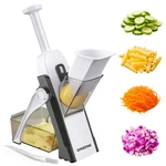 Oykefaw 5-IN-1 Mandoline Slicer Kitchen Food Chopper Fruit Potato Cutter Adjusta. Fixed Price $60.49.