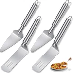 4 Pieces Server Set Stainless Steel Spatula Serrated Cake Cutter Slicer. Fixed Price $14.12.