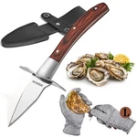 Oyster Shucking Knife,sturdy Sharpness Kit With Comfort Wood-.... Fixed Price $20.89.