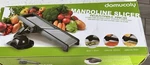 Domucoly Kitchen Mandoline Slicer With Cut-resistant Gloves Black. Fixed Price $20.00.