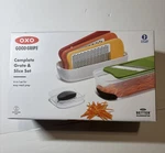 Oxo Good Grips Complete Grate & Slice Set 4 In 1 Easy Meal Prep New Box. Fixed Price $20.00.