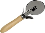 Chef Craft Wood Handle Pizza Cutter Stainless Steel Blade 7.75" X 2.5".. Fixed Price $6.99.