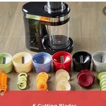 Electric Food Slicer Dicer Vegetable Fruit Spiralizer Cutting Blades Preowned. Fixed Price $59.00.