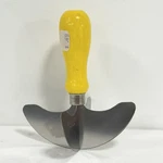 Curved Cross Blade Food Chopper Cutter Yellow Wood Handle Stainless Steel Usa. Fixed Price $75.00.