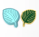Tropical Leaf Cookie Cutter & Stamp Hawaiian Leaves Island Summer Beach OCEAN2. Fixed Price $10.94.