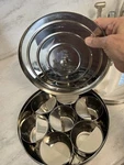 Williams Sonoma Stainless Steel Spice Storage Box Canister With Measures Vintage. Fixed Price $30.00.