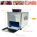 15MM Blade Stainless Steel Meat Slicing Machine Integrated Switch Easy To Wash. Fixed Price $172.05.