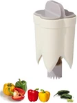 Pepper Corer REMOVER,2025 Upgraded 2-IN-1 Bell Cutter & Deseeder For. Fixed Price $37.72.