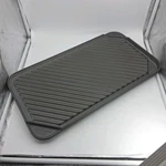 Chefs Design Grill/griddle Double Burner Top Cast Aluminum 19.5"X10.5" Usa #3535. Fixed Price $29.95.