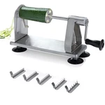 Stainless Steel Vegetable Spiralizer 5 Blade Zucchini Noodle Maker Industrial. Fixed Price $52.99.