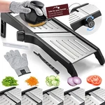 Gramercy Food Slicer With Cutresistant Gloves Mandoline For Vegetables Potatoes. Fixed Price $48.22.