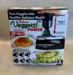 Never Used! Deluxe Veggetti Power Vegetable Electric Spiralizer Slicer 6 Blades. Fixed Price $34.99.