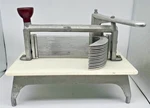 Vtg Commercial Tomato Vegetable Fruit Slicer Tabletop Lincoln Usa Model #043N. Fixed Price $69.00.