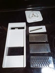 Leifheit 4-IN-1 Mandolin Vegetable Slicer Grater Stainless Steel Rostfrei Blades. Fixed Price $21.00.