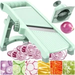 5-IN-1 Adjustable Mandoline Slicer With Stainless Steel Blades & Sa... Fast Ship. Fixed Price $31.99.