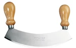 Eppicotispai Stainless Steel Mezzaluna Chopper/mincer With Wooden Handle, 10-.... Fixed Price $35.83.