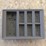 Star Wars Han Solo Carbonite Ice Tray Cube Chocolate Jello Silicone Molds GZ164. Fixed Price $5.99.