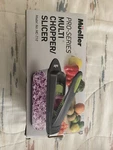 Mueller Austria Pro-series, Multi Chopper/slicer Model No: MC-710 W/ 8 Blades. Fixed Price $22.75.