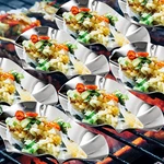 Set Of 20 Stainless Steel Oyster Shells, Reusable Silver Kitchen Metal. Fixed Price $24.85.