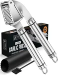 Orblue Garlic Press Stainless Steel - Premium Professional Grade Mincer,. Fixed Price $22.71.