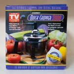 Gourmet Quick Chopper 2000 Food Stainless Steel Blade Black Easy Clean. Fixed Price $16.95.