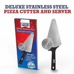 Cookart Deluxe Stainless Steel Pizza Cutter & Server Slicer Blade Strong Handle. Fixed Price $7.95.