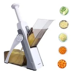 Safe Mandoline For Kitchen, Vegetable Food (slicer & Chopper) Gray. Fixed Price $50.11.