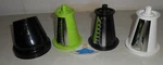Presto Professional Salad Shooter Super Shred Slicer Food Cones Lot Only 02970. Fixed Price $24.99.