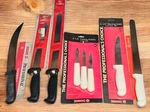 Mundial Professional 5602-10, 5621-10, 5627-12E, Boning & Pairing Knives. Fixed Price $45.00.