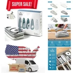 Portofino Kitchen Gadgets Set 5 Pieces, Includes Pizza Cutter, Cheese Grater,.... Fixed Price $35.34.