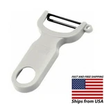 Kuhn Rikon Original 4-INCH Easy Vegetable-potato Peeler Swiss Made White. Fixed Price $9.99.