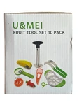U&mei Fruit Tool Set 10 Pack. Fixed Price $14.90.