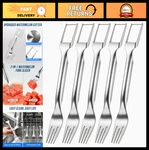 2-IN-1 Stainless Steel Watermelon Slicer & Fork Summer Bbq Kitchen Gadget, Cam. Fixed Price $50.39.