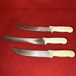 Dexter Russell S112-12, S112-10, S132-10 Sani-safe Knives Lot Butcher, Carver. Fixed Price $37.97.