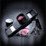 Matfer Bourgeat Fiberglass Mandolin Slicer 2000S With Safety Pusher Black. Fixed Price $503.00.