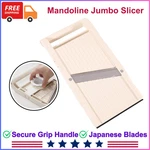 Mandoline Jumbo Slicer, Japanese Stainless Steel Blade, Wide Vegetable Cutter. Fixed Price $54.54.