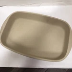 Pampered Chef Stoneware Baker Deep Dish Casserole 1992 Pan Large 9" X 13". Fixed Price $50.00.